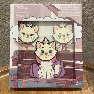 Loungefly Disney The Aristocats Marie Interchangeable Face Enamel Pin Set